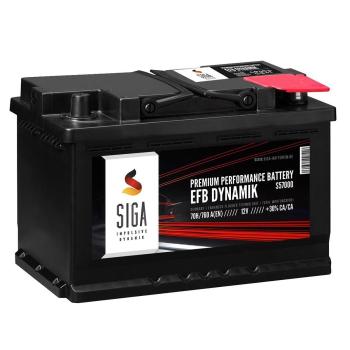 SIGA EFB Dynamik Autobatterie 70Ah 12V